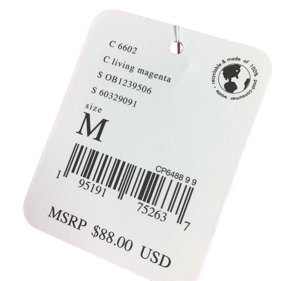 NWT - FP Movement Women's Leggings Pink High Rise w Pockets cross tie Ankle - Picture 7 of 8